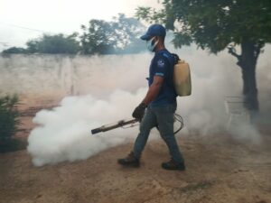 Ministerio de Salud realiza más de 100 mil trabajos de fumigación contra el dengue