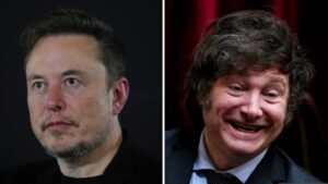 Presidente electo de Argentina Javier Milei y magnate Elon Musk se hacen guiños en X