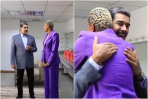 Maduro se reencontró con Yulimar Rojas tras pedir a los venezolanos participar en la consulta sobre el Esequibo (+Video)