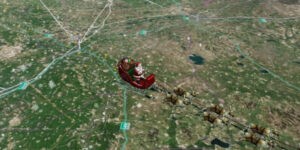 Santa Claus ya está repartiendo regalos con sus renos, según el rastreo del Pentágono