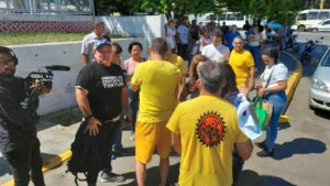 Sindicalistas excarcelados quedan bajo medida cautelar de presentación y con prohibición de salir del país