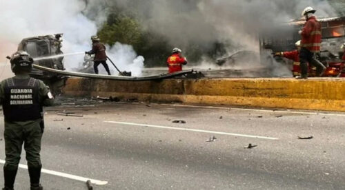 Suben a 15 los fallecidos por accidente en Guarenas