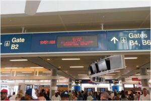 el mensaje de un hombre que causó caos en aeropuerto de Florida
