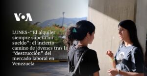 jóvenes en incierto mercado laboral en Venezuela