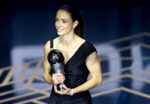 Aitana Bonmatí conquistó el premio The Best a mejor jugadora