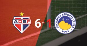 Bahia de Feira goleó 6-1 a Jacobina con doblete de Cleyton