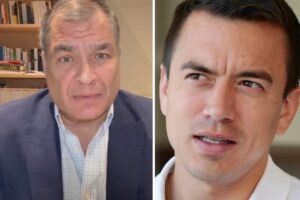 El mensaje con el que Correa respaldó al presidente Daniel Noboa en lucha contra el terror causado por el crimen organizado (+Video)