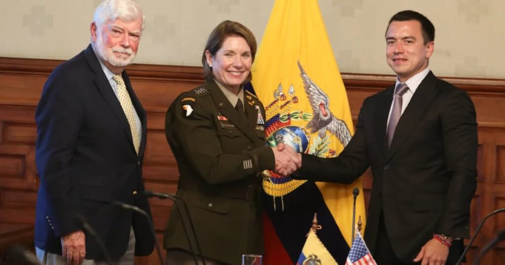 El plan conjunto de seguridad entre Ecuador y Estados Unidos durará cinco años
