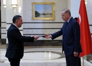 Embajador de Venezuela en Turquía entregó cartas credenciales a Erdogan
