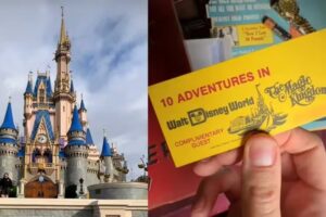 Encontró una entrada para un parque Disney con 46 años de antigüedad, viajó para ver si era válido y el resultado lo sorprendió: “No lo puedo creer”
