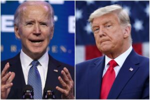 Joe Biden reconoció que Donald Trump ya tiene prácticamente asegurada la candidatura republicana tras triunfo en Nuevo Hampshire
