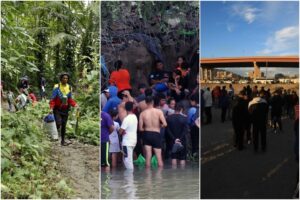 Las duras historias de migrantes venezolanos en el “infierno llamado Darién” o en el Río Bravo que impactaron en 2023 (+Video)