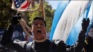 Las imágenes del paro nacional en Argentina a los 45 días de gobierno de Milei