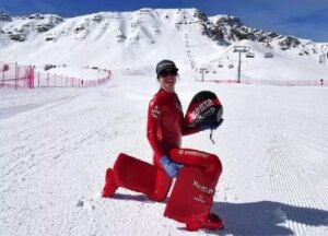 Marta Visa, la única española que compite en esquí de velocidad: "Te tiras de un barranco varias veces al día"