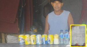 Nativo que vende alimentos y bebidas en Playa Blanca se hace viral por su precios