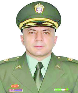 Freddy Miguel Castillo, comandante de Estación.
