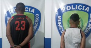 Polisur arresta a dos sujetos por ultraje a funcionarios