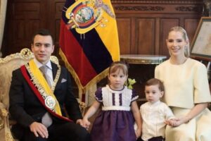 Presidente Daniel Noboa viajó a Miami en medio de la crisis de Ecuador para el nacimiento de su tercer hijo