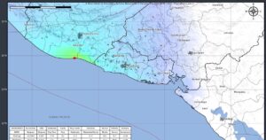 Registrado un terremoto de magnitud 6 en la costa de Guatemala