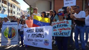 Trabajadores en Guárico salieron a las calles a exigir salarios justos