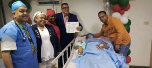 Una niña fue la primera bebé nacida en Caracas