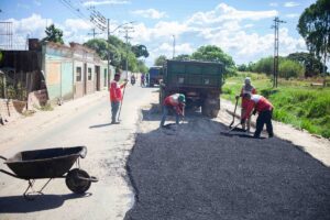 Unas 393 toneladas de asfalto se aplicaron en el 2023 en Guacara