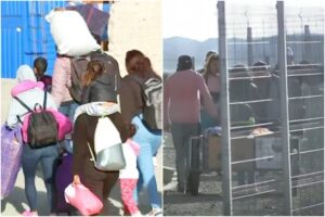 graban el ingreso irregular de migrantes venezolanos desde la frontera con Bolivia y reportan ausencia de agentes (+Videos)