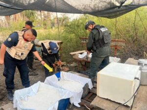 GNB y PNB desmantelan laboratorio clandestino de drogas en Catatumbo, Zulia
