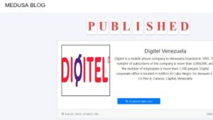 Alertan que fueron divulgados datos de Digitel, empresa en Venezuela que sufrió un ataque informático