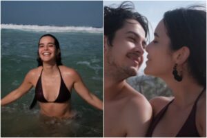 Amanda Dudamel enamora al disfrutar junto a su novio en una playa en Venezuela (+Video)