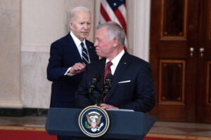 Biden se confundió de lugar cuando el rey de Jordania iba a dar declaraciones
