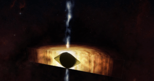 El agujero negro de la Vía Láctea está girando tan rápidamente que deforma el espacio-tiempo