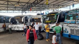 En Guasdualito reportan poca movilización de pasajeros en asueto de carnaval