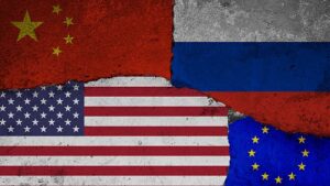 Estados Unidos, China, Rusia y Europa en el tablero 