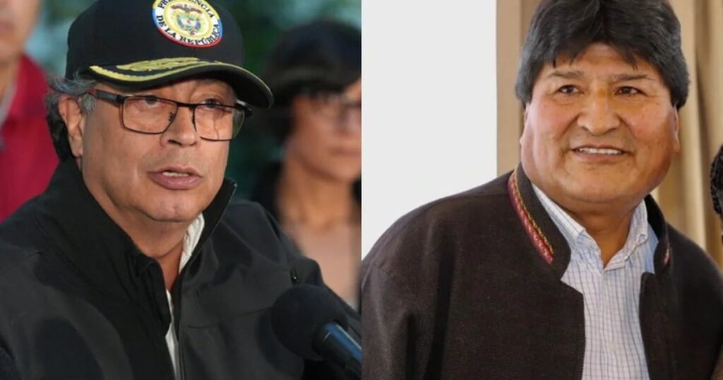 Evo Morales respaldó a Gustavo Petro: “No podemos permitir que fiscales y jueces pretendan derrocar gobiernos”