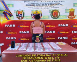 GNB captura a mujer con dediles de cocaína en el Zulia