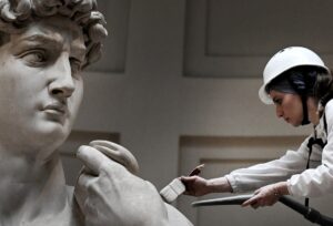 Impactantes FOTOS de la "sesión de spa" para el David de Miguel Ángel en Florencia
