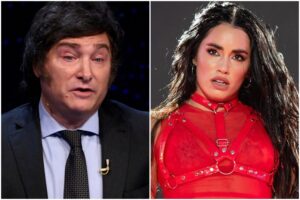 Javier Milei acusó a Lali Espósito de “haber chupado de la t*ta” del Estado al cantar en festivales municipales (+Videos)