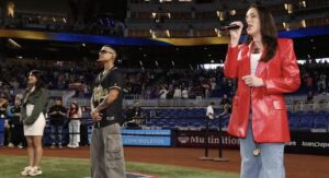La cantautora venezolana interpretó el hermoso Himno Nacional de Venezuela en la apertura de la Serie del Caribe en Usa
