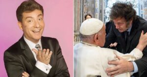 La divertida parodia de Ariel Tarico sobre el encuentro entre Javier Milei y el Papa Francisco en Roma