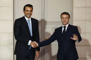 Macron y el emir de Qatar abordan en Pars el alto el fuego en Gaza y la liberacin de los rehenes