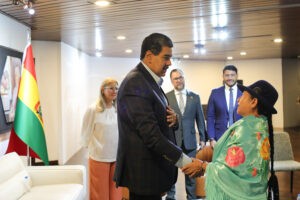 Maduro recibió en Caracas a la canciller de Bolivia para fortalecer relaciones bilaterales - AlbertoNews
