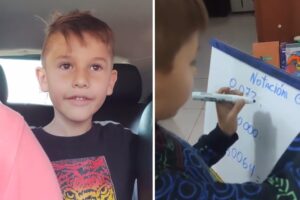 Mateo, el niño prodigio venezolano de cinco años que da clases de Matemáticas en su cuenta en Instagram (+Videos)