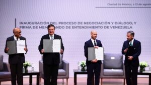Noruega mantiene su “compromiso” con el diálogo entre el gobierno de Venezuela y la oposición
