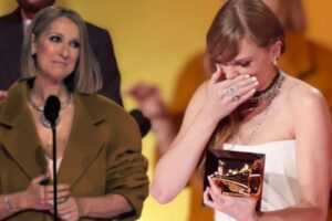 Taylor Swift recibe críticas por “ignorar” a Celine Dion tras ganar el ‘Álbum del año’ (+Videos y reacciones)