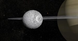 Un grupo de científicos encontró pruebas de un océano joven en Mimas, una de las lunas de Saturno