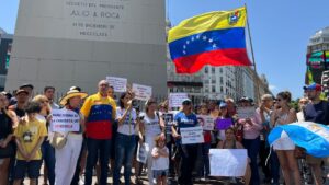 Venezolanos en otras ciudades del mundo exigieron elecciones libres en Venezuela