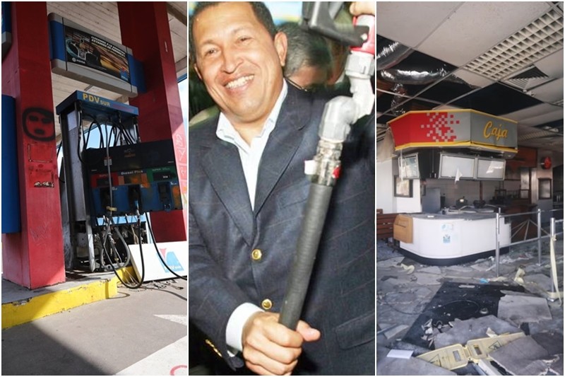 “Cada vez peor”: estaciones de servicio de Pdvsa que Chávez inauguró en Argentina ahora son centros de vandalismo y robo