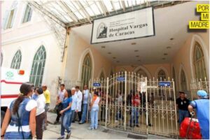 los “alimentos” que entregan a los pacientes del Hospital Vargas de Caracas