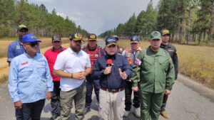Activan Estado Mayor para el Combate de Incendios Forestales en Uverito